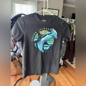 OshKosh B'gosh Charcoal Boys Hammerhead Shark Rashguard